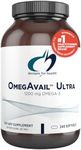 Designs for Health OmegAvail Ultra TG Fish Oil 1200mg - Triglyceride Form Omega 3 Fish Oil Supplement with DHA/EPA - No Fishy Aftertaste (240 Softgels)