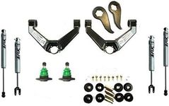 Kryptonite Stage 3 Leveling Kit with Fox Shocks Compatible with 2011-2019 Chevy/GMC 2500HD 3500HD KR11STAGE3FOX