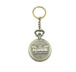 Arkanum League Of Legends Game Logo Shaped Pocket Watch Keychain