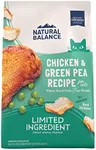 Natural Balance Limited Ingredient Adult Grain-Free Dry Cat Food, Chicken & Green Pea Recipe, 15 Pound (Pack of 1)
