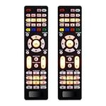 (Pack of 2) Universal TV Remote Com