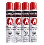 Ronson Multi-Fill Ultra Butane Fuel 2.75 oz 78 g Lot of 4