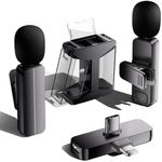 2 Pack Wireless Mini Lavalier Lapel