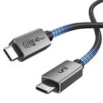 uni USB4 Cable 3ft, Thunderbolt 4 Cable Supports 8K@60Hz Display, 40Gbps, 240W USB C to USB C Charging Data Cable, for iPhone 15/Pro/Max, iMac, MacBook, iPad Pro, Hub, SSD, Docking, eGPU, HP