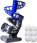 Electric Baseball Pitching Machine For Kids Automatic Pitcher W/6 Practice Balls