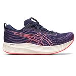 ASICS Women's EvoRide Speed Running Shoes, 6, Midnight/Papaya