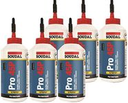 6x Soudal Wood Glue Pro 45P PU Glue Waterproof Polyurethane Glue D4 750 ml