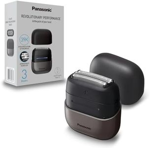 Panasonic Compact 3 Blade High Speed Shaver – Cordless and USB-C Rechargeable, Waterproof, Touch Activation Easy Slide Switch for Wet or Dry Use (ES-CM3A-K541)