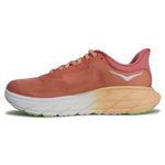 HOKA ONE ONE Women's Arahi 7 Sneaker, Papaya Coral, 7.5