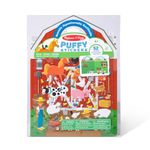 Melissa & Doug Puffy Sticker Play Set – On the Farm, 52 Reusable Stickers with 2 Fold-Out Scenes, Restickable Animal Arts and Crafts Activity Book for Kids Ages 4+ - FSC Certified