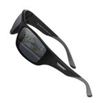 PUKCLAR Polarized Sports Sunglasses for Men Women TR90 Frame CAT.3 UV400 Outdoor Eyewear Running Cycling Fishing Driving Golf