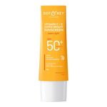 DOT & KEY Vitamin C + E Super Bright Sunscreen Spf 50|Water-Light,UVA/UVB & Blue Light Protection|For Even Toned & Glowing Skin|With Liquid Spf 50+++|No White Cast,|For All Skin Types|50G,Pack Of 1