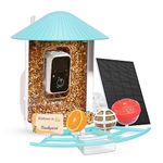 NETVUE by Birdfy Smart Bird Feeder Camera with Pro Perch +Add-ons: Suet Ball/Fruit Holder, Jelly Feeder, Bird Camera Auto Notify & Record Bird Videos, Bird Watching Camera, Gifts for Mum/Dad/Birder