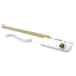 Prime-Line Products TH 23022 Single Arm Operator, 9-1/2-Inch with Crank, Left Hand, White