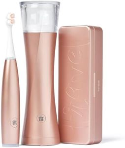 SuperMouth ULTIM8 SmartBrush™ System – Electric Toothbrush with Patented SuperBristles®, Sanitizing SmartHub®, Travel SmartCase®, Dual Sonic Modes, and Pressure Sensor – Rose Gold