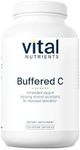 Vital Nutrients Buffered Vitamin C 500mg | Vegan Gentle Vitamin C for Sensitive Individuals* | Immune Support Supplement* | Gluten, Dairy and Soy Free | Non-GMO | 220 Capsules