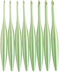 Furls Crochet Hook, Limited Edition Matte Pistachio Streamline Metal, Ergonomic Handle Crochet Hooks 7" (Matte, J - 6.00MM)