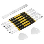 HARFINGTON 9pcs Pry Bar Metal Pry Bar Set, Stainless Steel Mini Pry Bar Disassemble Tools for Screen Glue Removal