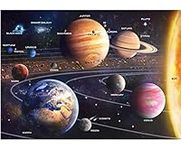 Solar System Space Puzzle for Adult