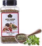 Cerez Pazari Dried Thyme Whole Leaves 6.35 oz Premium Grade,%100 Natural, Freshly Packed, Non-GMO, Gluten Free, No Preservatives