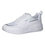 Puma Unisex-Adult X-Ray 2 Square White-White-Gray Violet Sneaker - 4.5 UK (37310807)