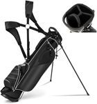 GYMAX 125cm Golf Stand Bag, Waterpr