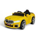 MEKASHI Electric Ride on Car for Kids, Parental Remote, 12V Rechargeable Battery, 3 Speed, LED Lights, Music, Bluetooth, 1 to 7 Years, Swing Function, Long Wheelbase, ISI Mark, MKS003D-Yellow