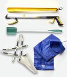 The Helping Hand Company Deluxe Hip Kit/Post Surgery Kit. Knee and Hip Replacement Recovery Kit. Classic Pro Grabber, Soxon Sock Aid, Shoe Horn, Long Handled Sponge