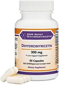 Dihydromyricetin (DHM) 50 Capsules, 300mg, Liver Support Supplement (Third Party Tested)(DHM Depot) Non GMO, Gluten Free (Liver Cleanse Detox & Repair) by Double Wood