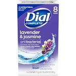 Lavender&Jasmine Dial Bar Soap, Deodorant Body Wash, Moisture Balance, 8 bars