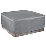 Universal Thermal Hot Tub Cover,Waterproof Square Hot Tub Cover, Large Square Outdoor Spa Cover, Waterproof, UV Resistant,Grey (220 * 220 * 85 cm)