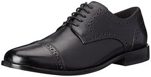 Nunn Bush Men's Norcross Cap Toe Oxford Black 11 D(M) US
