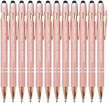 KOLOWKO Personalized 2-in-1 Ballpoint Pen & Stylus - Custom Text/Name/Message - Bulk Order Up to 1000 Pens for Business, Graduation, Anniversary