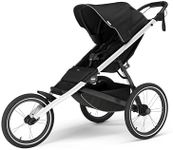 Thule Glide 3 Single Child All-Terrain & Jogging Stroller, Lightweight, air-Filled Tires, Twist Hand Brake, Fixed Front Wheel