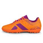 Nivia Rabona 2.0 Turf Football Shoes for Kids | Rubber Stud with PVC Synthetic Leather | Soft Cushion die Cut N R eva Sockliner | Light Weight die Cut Insole (Neon Citrus/Festival Fuchsia) UK-3