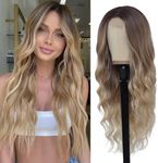 HMHIFI Long Ombre Blonde Wigs for W