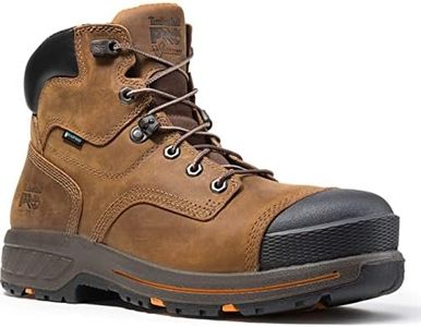 Timberland PRO Men's Helix HD 6" Composite Toe Waterproof Industrial and Construction Shoe, Distressed Brown Full Grain Leather, 11.5 W US