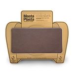 MastaPlasta Self-Adhesive Premium Leather Repair Patch - Mid-Brown 20cm x 10cm (8in x 4in). Instant Upholstery-Quality Patch for Sofas, Car Interiors, Bags, Vinyl & More