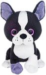 Webkinz 10 inch French Bulldog, Premium Stuffed Dog, Plush Toy, Black and Purple Animal