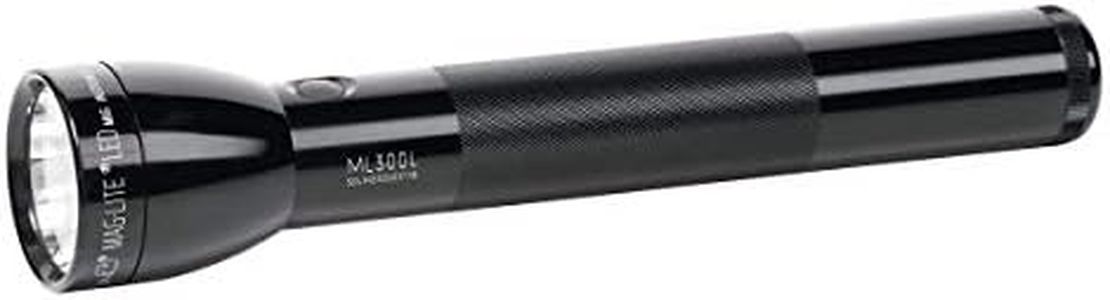 Maglite ML300L LED 3-Cell D Flashlight in Flashlight, Black