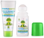 Mamaearth Natural Anti Mosquito Body Roll On, 40ml & Natural Mosquito Repellent Gel, 50ml Combo