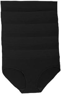 Felina Women's Pima Cotton Hipster Panties - Soft & Stretchy Comfort, Tagless, Wide Waistband, City Basics - Pack of 5, Black, Small