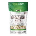 Macadamia Nuts Roasted and Salted Now Foods 9 oz Bag