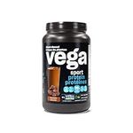 Vega Sport Protein Vegan Protein Powder, Chocolate (19 Servings) BCAAs, Amino Acid, Keto Friendly, Tart Cherry, Gluten Free, Non GMO Pea Protein for Women and Men 837g (Packaging May Vary)