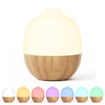 SALUBRITO Essential Oil Diffuser, 300ml Large Ultrasonic Aromatherapy Diffuser for Home, Office, Cool Mist, Scented Oil Diffuser with Warm & 7 Color Light, Great for Yoga, Sleep, Auto Shut-Off