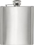 HIC 18/8 Stainless Steel Hip Flask, 8-Ounce