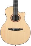 Yamaha NTX3 NT Cutaway Acoustic-Electric Nylon-String Classical Guitar With Reinforced Carrying Bag , Natural