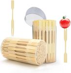 2 Packs Mini Bamboo Forks 3.5 inch,