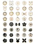 40 Style Cute Enamel Lapel Pin Set,Mini Brooch Pin Badges Cover Up Buttons for Women Shirts,Dresses,Cardigan Collar Safety Pins,Cuff Links,Clothing Bags Accessories Supplies DIY Crafts