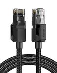 UGREEN Cat 6 Ethernet Cable Braided Cat6 Gigabit High Speed 1000Mbps Internet Cable RJ45 Shielded Network LAN Cord Compatible for PC PS5 PS4 PS3 Xbox Smart TV Router 10FT